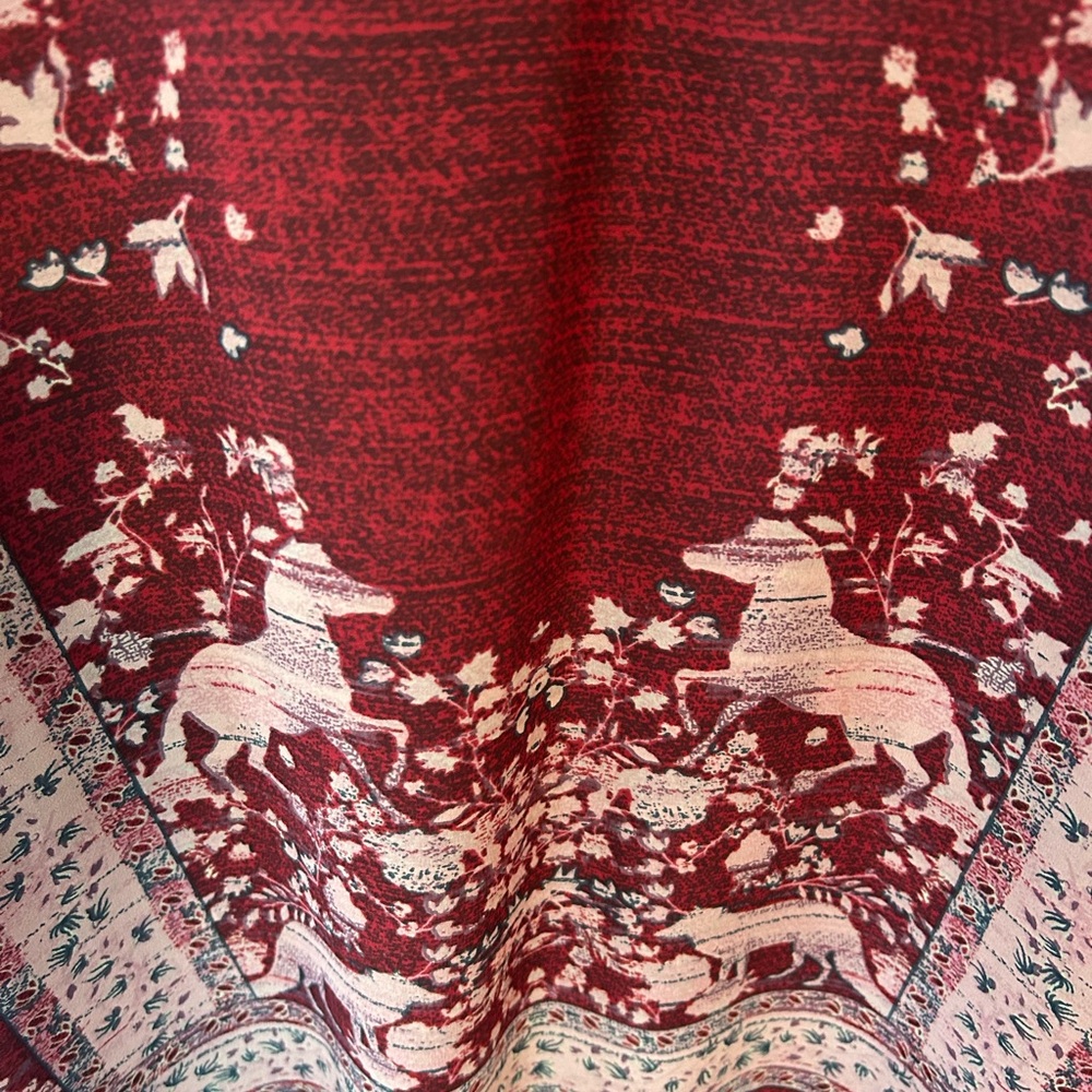 NWT BCBGMAXAZRIA Freya Sheer Boho Shift Dress | Print | XXS - Picture 3 of 8